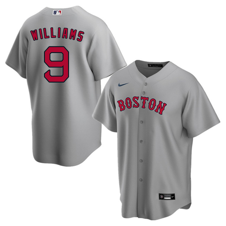 Nike Men #9 Ted Williams Boston Red Sox Baseball Jerseys Sale-Gray